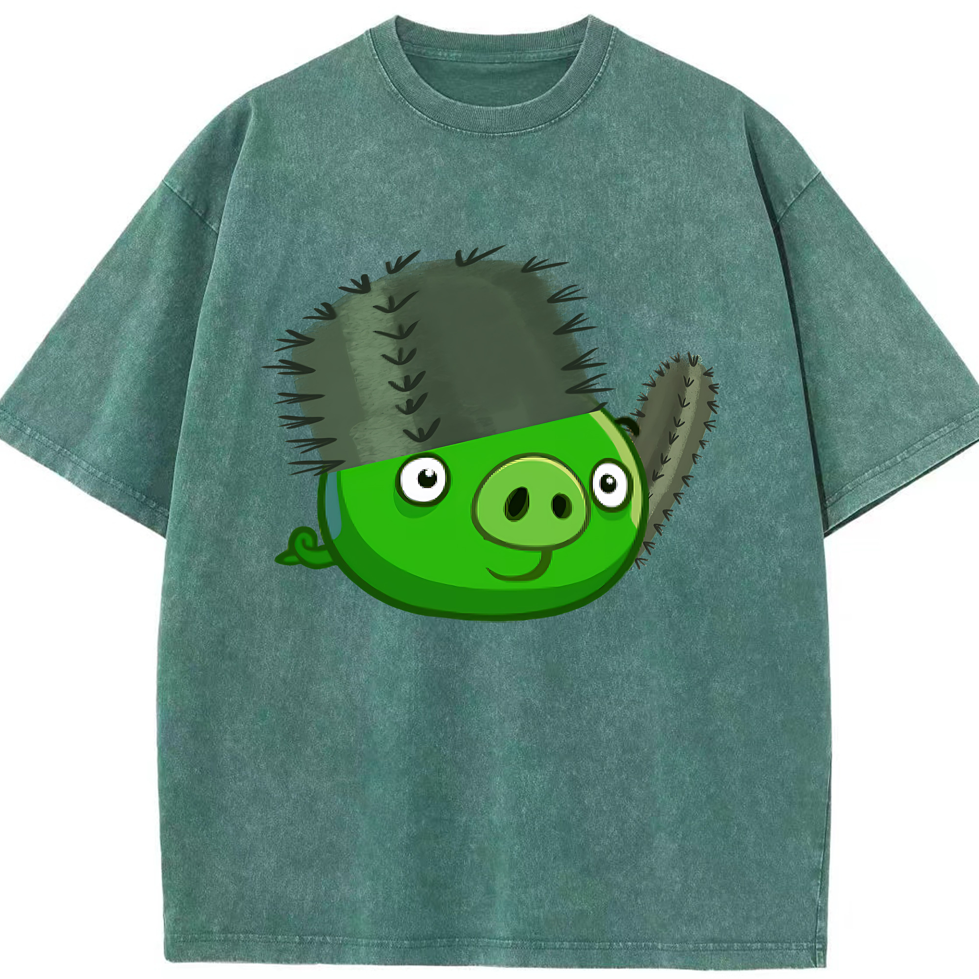 （画像用） Angry Birds アングリーバード 綿100% ヴィンテージ風 半袖Tシャツ（フロントプリント）